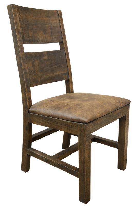 Urban Art Chair with bonded leather seat from International Furniture Direct, showcasing a stylish, modern chair design with leather upholstery.