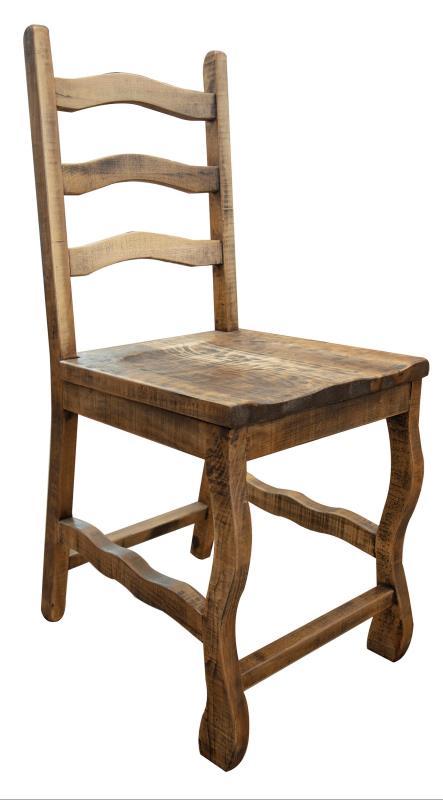 Wooden Marquez 24-inch barstool by International Furniture Direct with a rustic finish and sturdy construction.