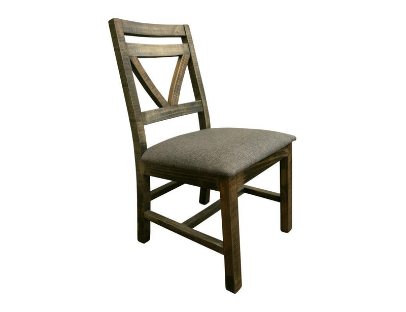 Loft brown chair with fabric seat by International Furniture Direct, featuring a stylish, comfortable seating design.