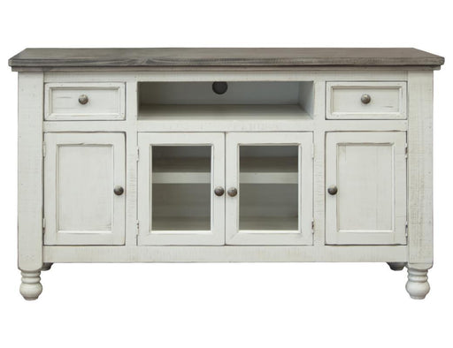 Stone 2 drawers and 4 doors TV stand by International Furniture Direct, 60-inch modern media console with ample storage space.