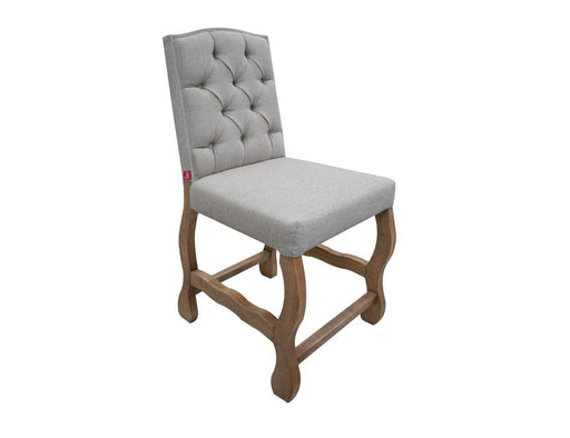 International Furniture Direct Marquez accent chair with tufted back, 100% polyester upholstery, modern design, and comfortable seating.