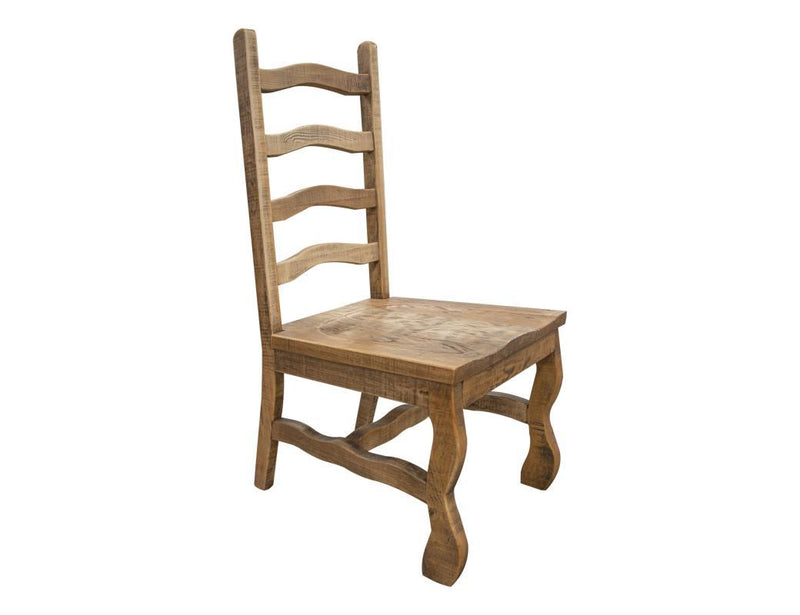 Marquez solid wood chair by International Furniture Direct, featuring a classic design with a warm wood finish and comfortable seating.
