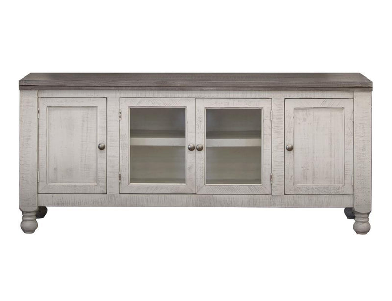 Stone 4-door TV stand wall unit by International Furniture Direct with spacious storage and modern design.