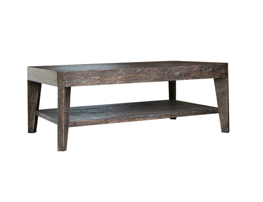 Nogales Cocktail Table by International Furniture Direct, a rustic sofa table with wood finish and sturdy design, suitable for living room decor.