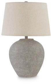 Ashley Furniture Dreward table lamp with a sleek base and fabric shade, ideal for accent lighting in living spaces.