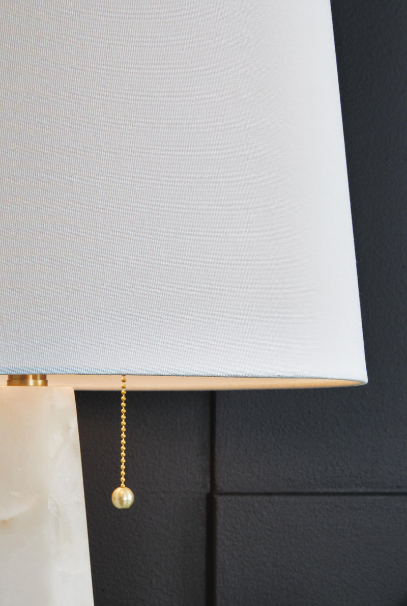 Ashley Furniture Laurellen table lamp set featuring detailed fabric shades and elegant design for stylish home lighting.