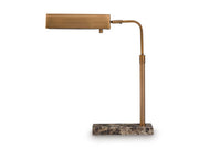 Yafe Ashley Furniture table desk lamp with a sleek design, featuring a modern shade and sturdy base for home or office use.