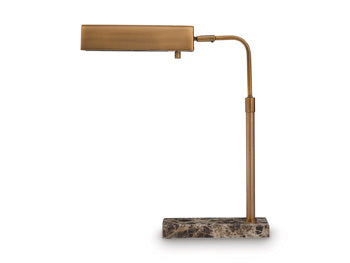 Yafe Ashley Furniture table desk lamp with a sleek design, featuring a modern shade and sturdy base for home or office use.