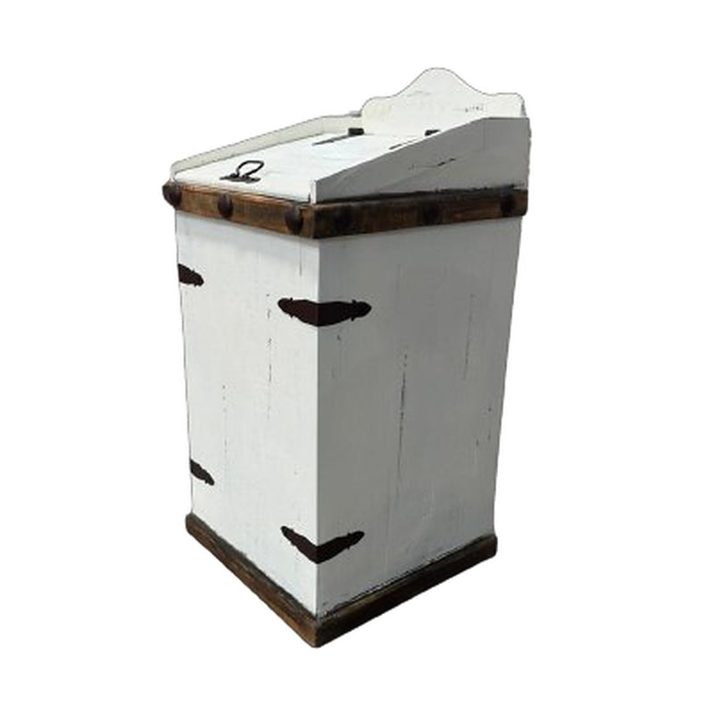 Rustic Trash Can
