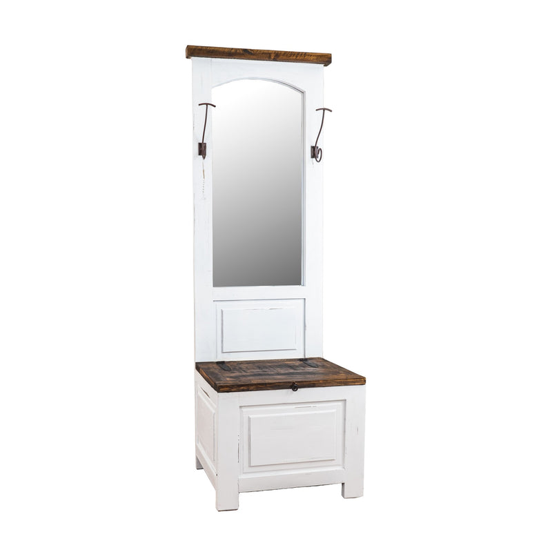 Hall Tree W/Mirror And Trunk