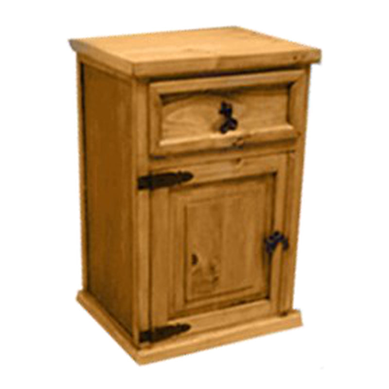 One Drawer One Door Nightstand