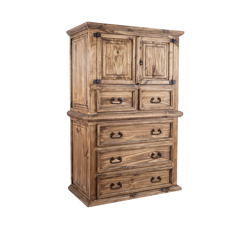 Two Doors Five Drawer Mansion Chest