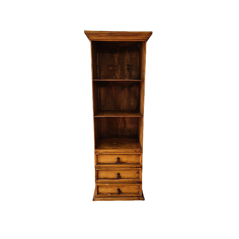 Three Drawer Tower Bookcase