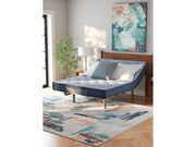 Ashley Furniture Peak 2.0 Bonnell Hybrid Mattress with plush top and supportive coils, shown in a vertical angle.