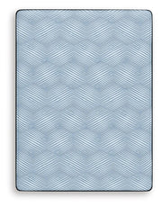Ashley Furniture Peak 2.0 Bonnell Hybrid Mattress with a plush top layer and supportive design, shown from above.