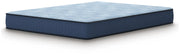 Ashley Furniture Peak 2.0 10 Hybrid Mattress shown from an angle, highlighting its plush surface and layered design for comfort and support.