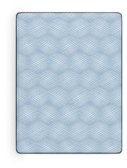 Ashley Furniture Peak 2.0 10 Hybrid Mattress with a plush top layer and supportive base, shown with a neatly made bed.