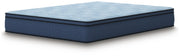 Ashley Furniture Peak 2.0 12 Hybrid Mattress with a plush top, shown from an angled view highlighting its comfort and design features.