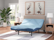 Ashley Furniture Peak 2.0 8-inch memory foam mattress with plush surface and supportive design, shown in horizontal view.
