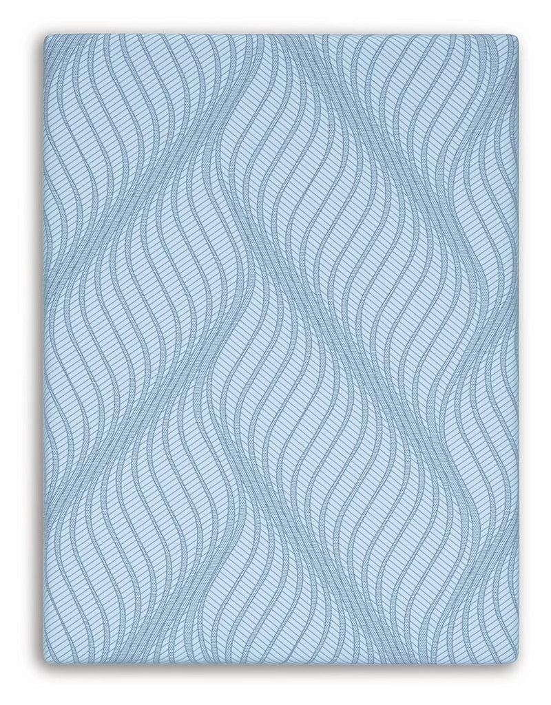 Ashley Furniture Peak 2.0 8-inch memory foam mattress with plush top layer, shown on a bed frame.