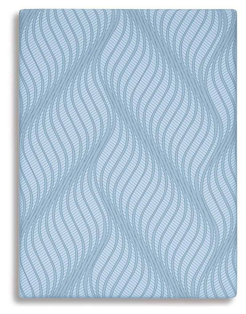 Ashley Furniture Peak 2.0 10-inch memory foam mattress with plush top layer and supportive design, shown from the top view.
