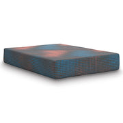 13 inch hybrid mattress by Ashley Furniture, showing the plush top and supportive base from an angled view.