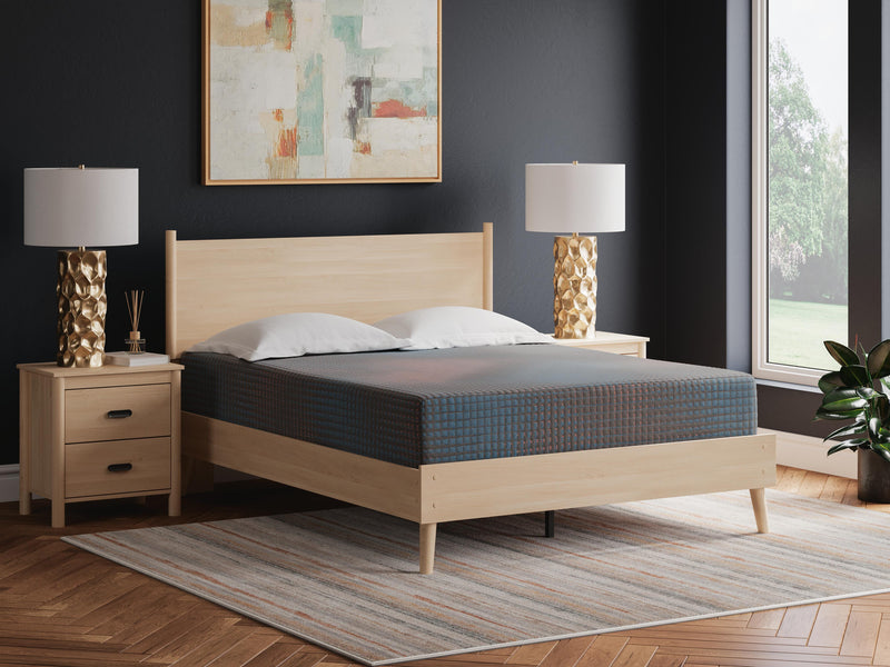 13-inch hybrid mattress from Ashley Furniture featuring plush pillow top and supportive memory foam layers.