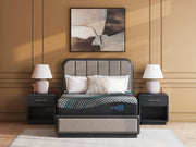 Ashley Furniture Millennium 2.0 Hybrid 14-inch innerspring mattress with quilted top and supportive layers, shown in the image.