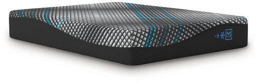 Ashley Furniture Millennium 2.0 Hybrid 12-inch innerspring mattress shown from an angled view, highlighting plush top and supportive structure.