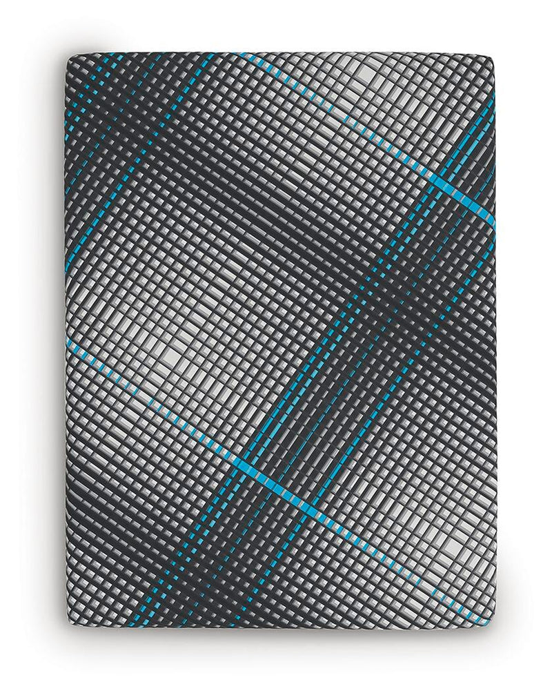 Ashley Furniture Millennium 2.0 Hybrid 14-inch innerspring mattress top view showing quilted surface and plush fabric cover.