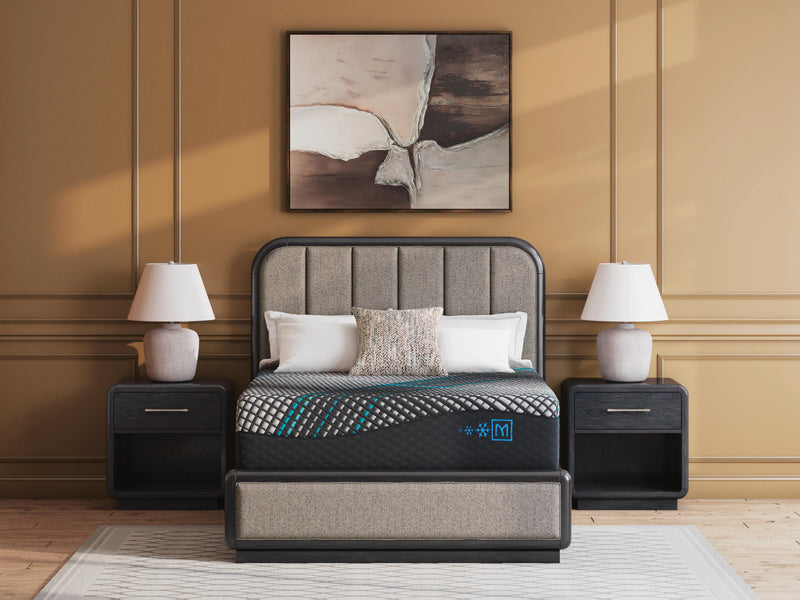 Ashley Furniture Millennium 2.0 Hybrid 16-inch mattress with plush fabric and layered design for comfort and support.