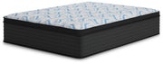 Ashley Furniture Elite Springs Plush Innerspring Mattress with quilted top, shown from an angled view.