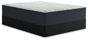 Ashley Furniture Hybrid 1300 Mattress angled view showing plush top and supportive base, ideal for comfort and sleep quality.