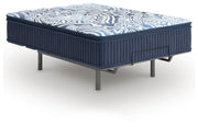 Ashley Furniture Plush Luxe 2.0 innerspring mattress with plush top, shown from an angled side view.