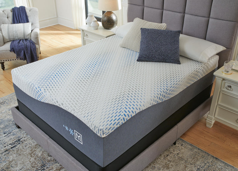 Ashley Furniture Millennium Luxury Gel Memory Foam Mattress with plush surface and supportive design for restful sleep.