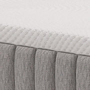 Ashley Furniture Terra Sleep medium hybrid mattress with plush top and supportive layers, shown in a close-up image.