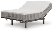 Ashley Furniture Terra Sleep Firm Hybrid Mattress viewed from an angle, showing the mattress top and side profile.