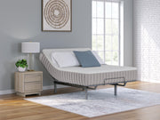 Ashley Furniture Terra Sleep Firm Hybrid Mattress with a plush top and supportive foundation, shown in a horizontal view.