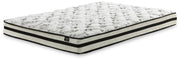 Ashley Furniture 8-inch chime innerspring mattress set with supportive coils and soft fabric cover, ideal for a comfortable sleep.