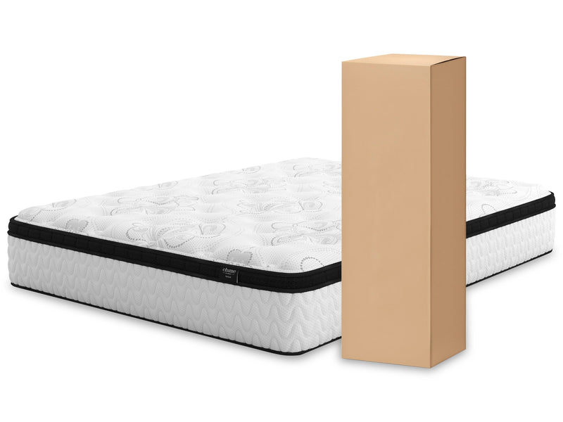 Ashley Furniture Nashburg Queen Mattress Set with plush mattress and coordinated bedding, stylish bedroom decor.