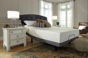 Ashley Furniture Chime 12-inch memory foam mattress in a box, showcasing a plush, supportive sleeping surface.