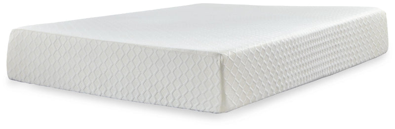 Ashley Furniture Chime 12-inch memory foam mattress in a box with plush, supportive foam for a comfortable night’s sleep.