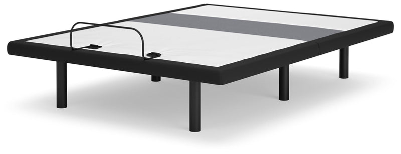 Adjustable base with lumbar support and audio features, designed for optimal comfort, by Ashley Furniture.