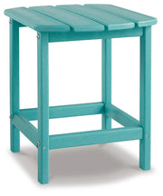 Outdoor table set from Ashley Furniture's Sundown Treasure collection, featuring a stylish table and matching seating.
