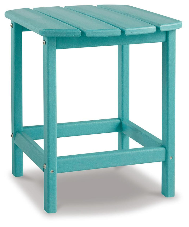 Outdoor table set from Ashley Furniture's Sundown Treasure collection, featuring a stylish table and matching seating.