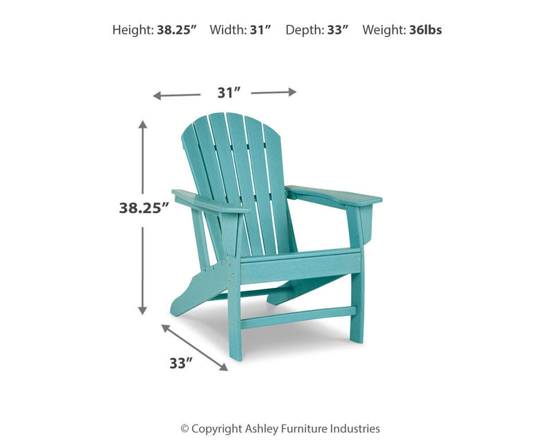 Ashley Furniture Sundown Treasure outdoor seating set with table, featuring wicker chairs and a glass-top table for patio outdoor dining.