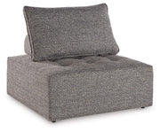Ashley Furniture Bree Zee outdoor lounge chair with cushion, shown from an angled view, ideal for outdoor seating and relaxation.