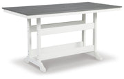 Outdoor dining set by Ashley Furniture featuring a table and chairs, perfect for patio and outdoor dining spaces.