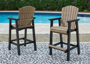 Fairen Trail outdoor dining set by Ashley Furniture with a table and matching chairs, ideal for patio or backyard dining.