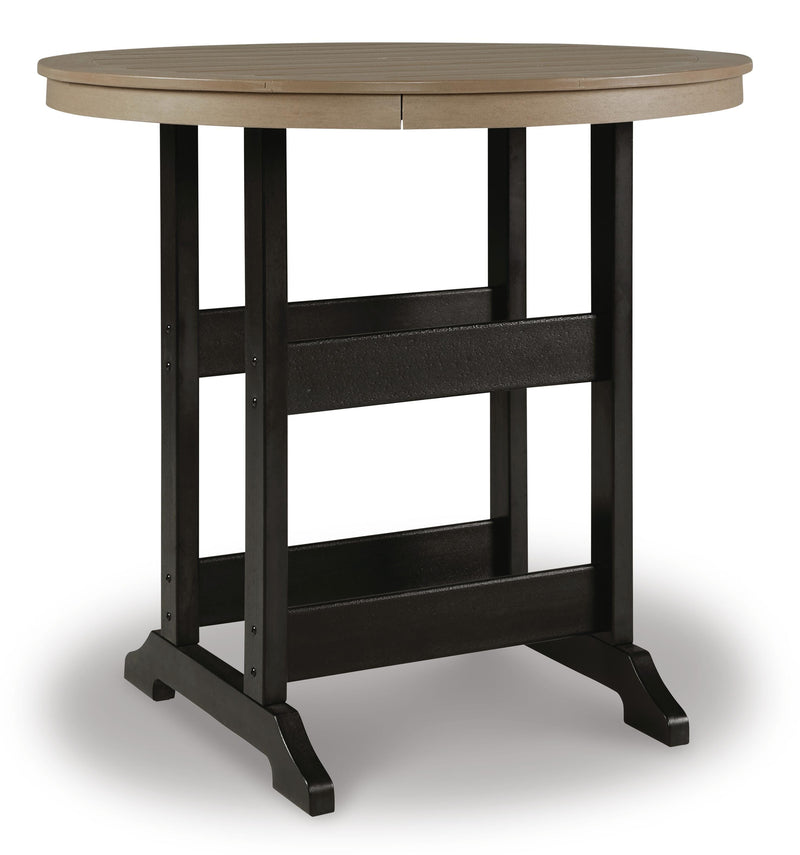 Ashley Furniture Fairen Trail outdoor dining set with a table and chairs, perfect for garden or patio outdoor dining.